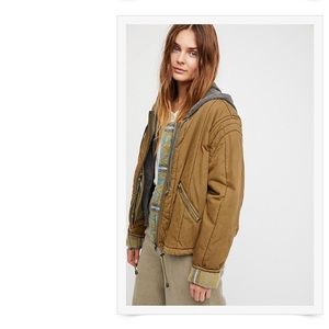 Free People Cozy Quilted Jacket